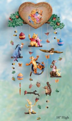 The Bradford Editions Winnie the Pooh Heartstrings Mobile