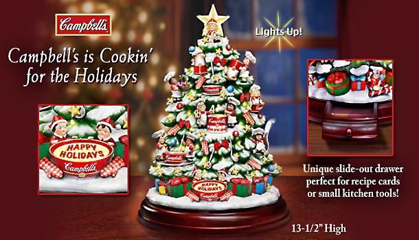 Click here to buy Campbell's Is Cookin' For The Holidays Tree by The Bradford Editions.