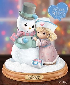 Precious Moments Sno One Cares Like A Nurse Figurine