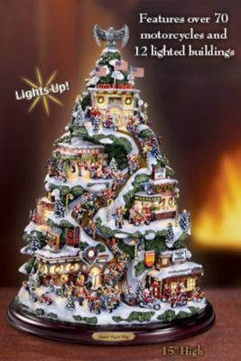 Santa's Cycle City Tabletop Tree