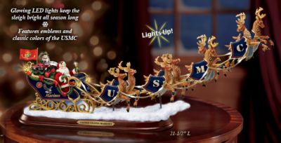 USMC Holiday Figurine