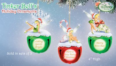Click here to buy Disney Tinker Bell's Holiday Jingling Christmas Ornament... by The Bradford Editions.