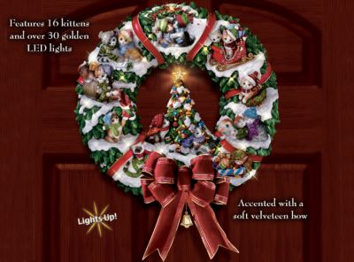 Meowy Christmas Wreath