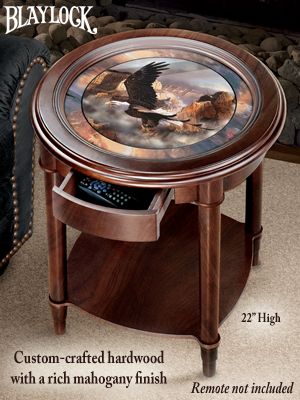 The Bradford Editions Monarchs Of The Canyon Accent Table: Eagle Art Home Decor