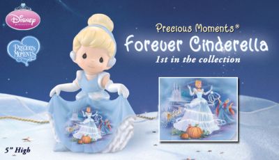 Click here to buy Precious Moments Forever Cinderella Collectible Figurine by The Bradford Editions.