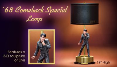 Elvis Presley 68 Comeback Special Collectible Tabletop Lamp