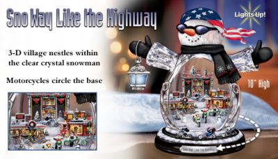 Click here to buy 'Sno Way Like The Highway Motorcycle-Themed Animated... by The Bradford Editions.