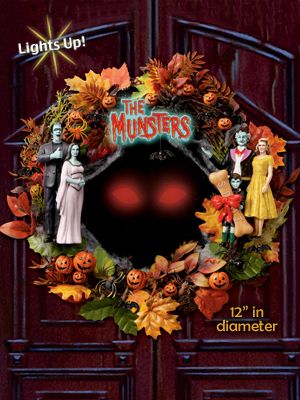 The Bradford Editions The Munsters Happy Halloween Collectible Wreath
