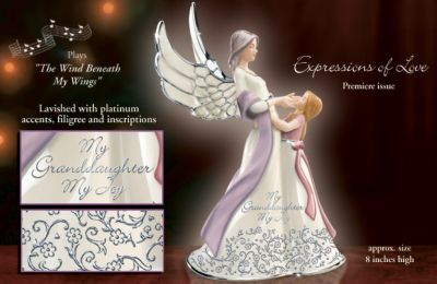 My Granddaughter, My Joy Musical Angel Figurine - Collectible Angel Figurine Celebrates a Granddaughters Love! Exclusive Musical Figurine a Great Gift for Granddaughter!
