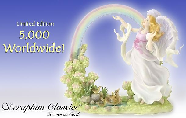 Seraphim Angel Figurine: Charlotte - Heavens Promise - Collectible Seraphim Angel Figurine a Joyous Celebration of Heavens Promises! Limited Edition of Only 5,000 Worldwide!