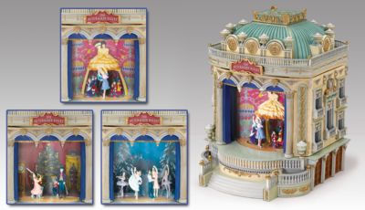 Mr. Christmas Nutcracker Ballet Music Box - Breathtaking Mr. Christmas Nutcracker Music Box! Opera House Theater Recreates the Classic Ballet in 3 Animated Scenes!