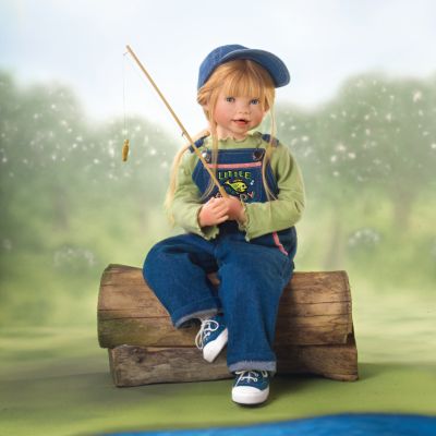 The Ashton-Drake Galleries Julie Fischer Little Fishin' Buddy Collectible Lifelike Doll