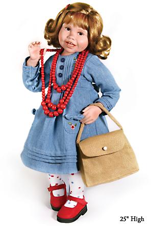 The Ashton-Drake Galleries Gramma Says I'm Prettiest Collectible Lifelike Little Girl Doll