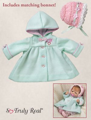 The Ashton-Drake Galleries So Truly Real Baby Doll Clothing: Going To Grandma's Coat/Bonnet