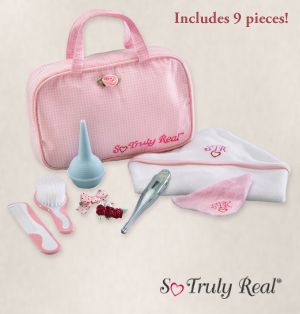 The Ashton-Drake Galleries So Truly Real Baby Doll Accessories: Grooming/Baby Care Set