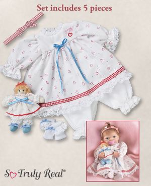 Click here to buy So Truly Real Baby Doll Clothing by The Ashton-Drake Galleries.