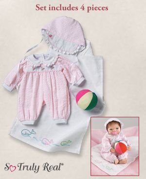 The Ashton-Drake Galleries So Truly Real Baby Doll Clothing: Beach Ensemble