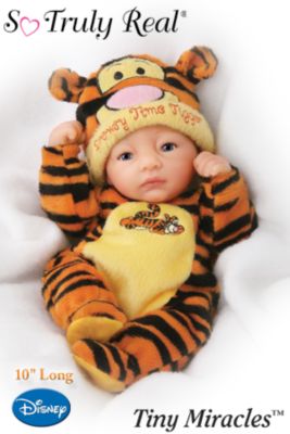 The Ashton-Drake Galleries Tiny Miracles Drowsy Time Tigger Miniature Baby Doll With Sleeper: So Truly Real