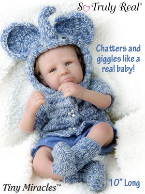 The Ashton-Drake Galleries Tiny Miracles Evie's Elephant Ears Baby Girl Doll: So Truly Real