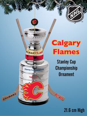 The Bradford Exchange The Calgary Flames Stanley Cup Championships! Ornament