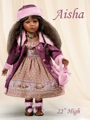 Click here to buy Aisha by The Ashton-Drake Galleries.
