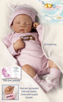Click here to buy Waltraud Hanl Gentle Dreams, Baby Madison So Truly Real... by The Ashton-Drake Galleries.