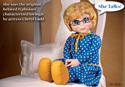 Collectible Mrs. Beasley Talking Doll From Family Affair - Collectible Mrs. Beasley Talking Doll is Back Just the Way You Remember Her! Nostalgic "Family Affair" Friend Helps Children!