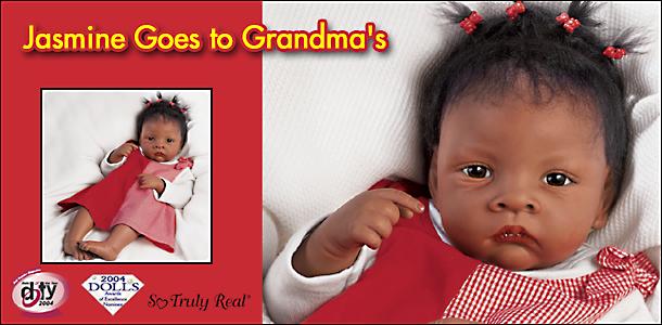 Click here to buy Waltraud Hanl Baby Jasmine Goes To Grandma's So Truly Real... by The Ashton-Drake Galleries.