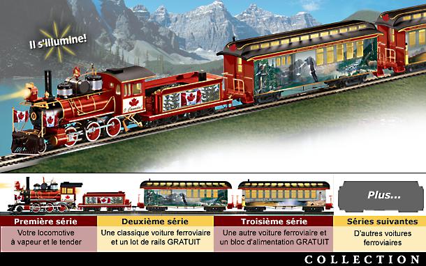 Bradford Exchange Quebec Train électrique de collection ~ Train Bois Electrique Bradford Exchange Quebec Train électrique de collection ~ Train Bois Electrique
