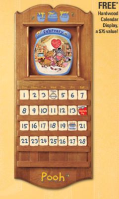 The Bradford Exchange Winnie The Pooh The Whole Year Through Collector Plate Calendar Collection