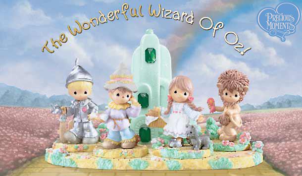 Precious Moments Wizard Of Oz Figurine Collection - First-ever Precious Moments® Wizard of Oz Figurine Collection Invites You to Follow the Yellow Brick Road!