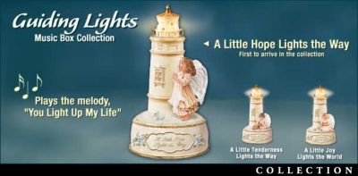 Click here to buy Guiding Lights Heirloom Porcelain Music Box Collection by Ardleigh Elliott.