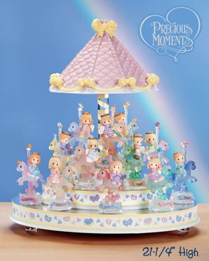 Precious Moments Precious Moments Rainbow Carousel Figurine Collection