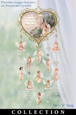 The Bradford Editions Dona Gelsinger Heaven's Blessings Religious Angel Mobile Collection