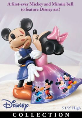 Click here to buy Disney Once Upon A Kiss Mickey and Minnie Mouse Bell... by The Bradford Editions.