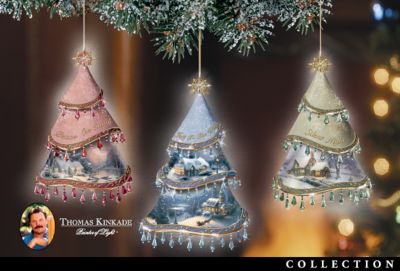 Thomas Kinkade Christmas Classics Ornament Collection: Set of Three