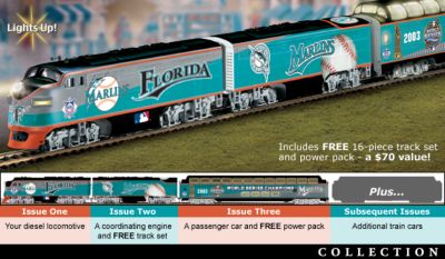 Click here to buy Florida Marlins Express Major League Baseball Train... by Hawthorne Village.