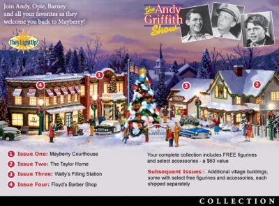 Mayberry Christmas Village Collection