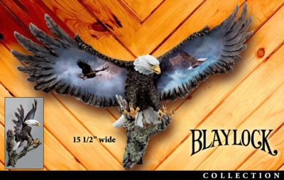 Sovereign Power Collectible Bald Eagle Wall Decor Collection - Collectible Eagle Sculpture Wall Decor Collection Soars with Power! Eagle Portraits by Wildlife Artist Ted Blaylock