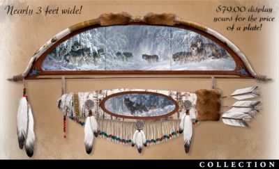 Click here to buy The Wilderness Encounter Replica Bow And Arrow Wall Decor... by The Bradford Exchange.