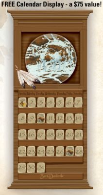 The Bradford Exchange Bev Doolittle Seasons Of The Spirit Collector Plate Calendar Collection