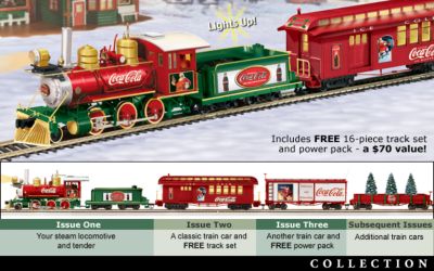 Coca-Cola® Holiday Express HO Scale Train Collection - Exclusive COCA-COLA® Holiday Train Collection Will Light Up Your Christmas Home Decor with Festive Fun!