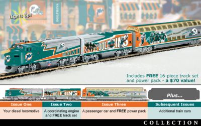Click here to buy Collectible NFL Football Miami Dolphins Express Electric... by Hawthorne Village.