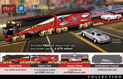 Click here to buy 50th Anniversary Corvette&reg; Express Classic Car Train... by Hawthorne Village.