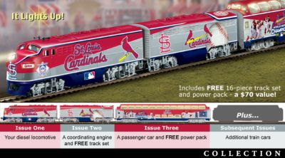 St. Louis Cardinals Express Major League Baseball World Series Champions Train Collection - St. Louis Cardinals Express Major League Baseball Train Collection a Great Tribute to the 2006 World Series® Champions!