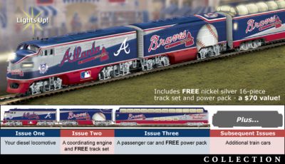 Click here to buy Atlanta Braves Express Major League Baseball Train... by Hawthorne Village.