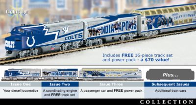 Click here to buy Collectible NFL Football Indianapolis Colts Electric Train... by Hawthorne Village.