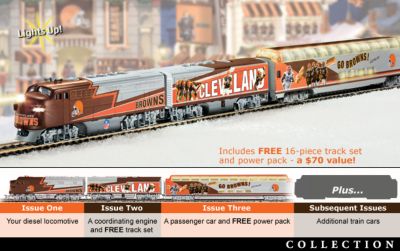 Click here to buy Collectible NFL Football Cleveland Browns Express Electric... by Hawthorne Village.