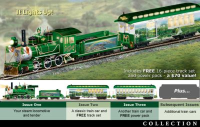 Click here to buy Spirit Of Ireland Express Electric Train Collection by Hawthorne Village.