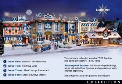 Dallas Cowboys Christmas Village Collection